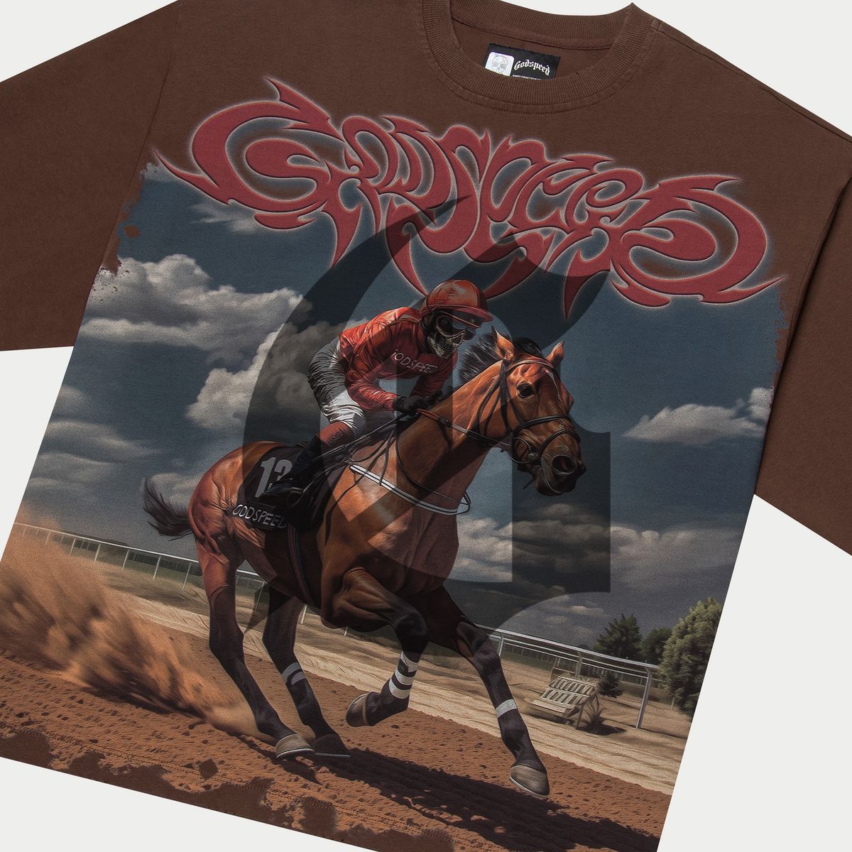 Godspeed Thoroughbred Tee - MOCHA