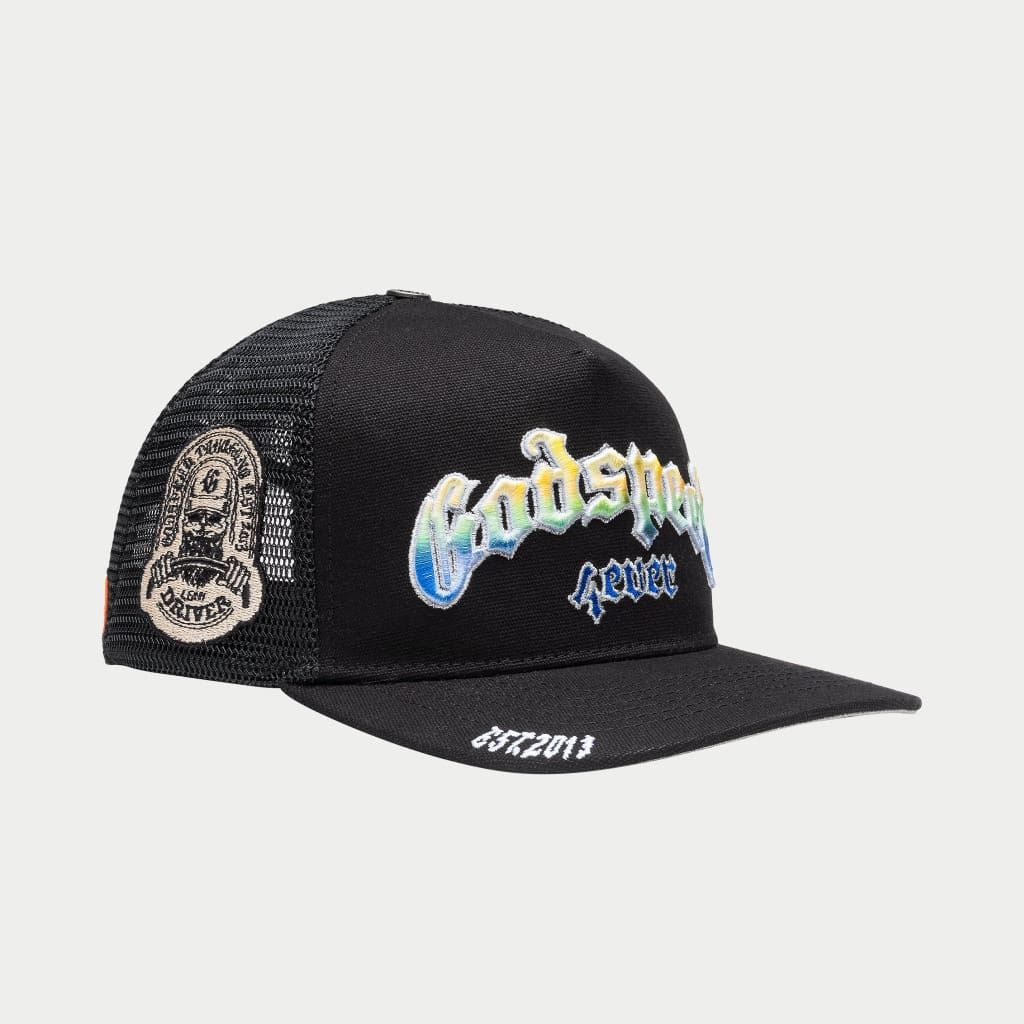 Godspeed Forever Trucker Hat - BLUE BREEZE