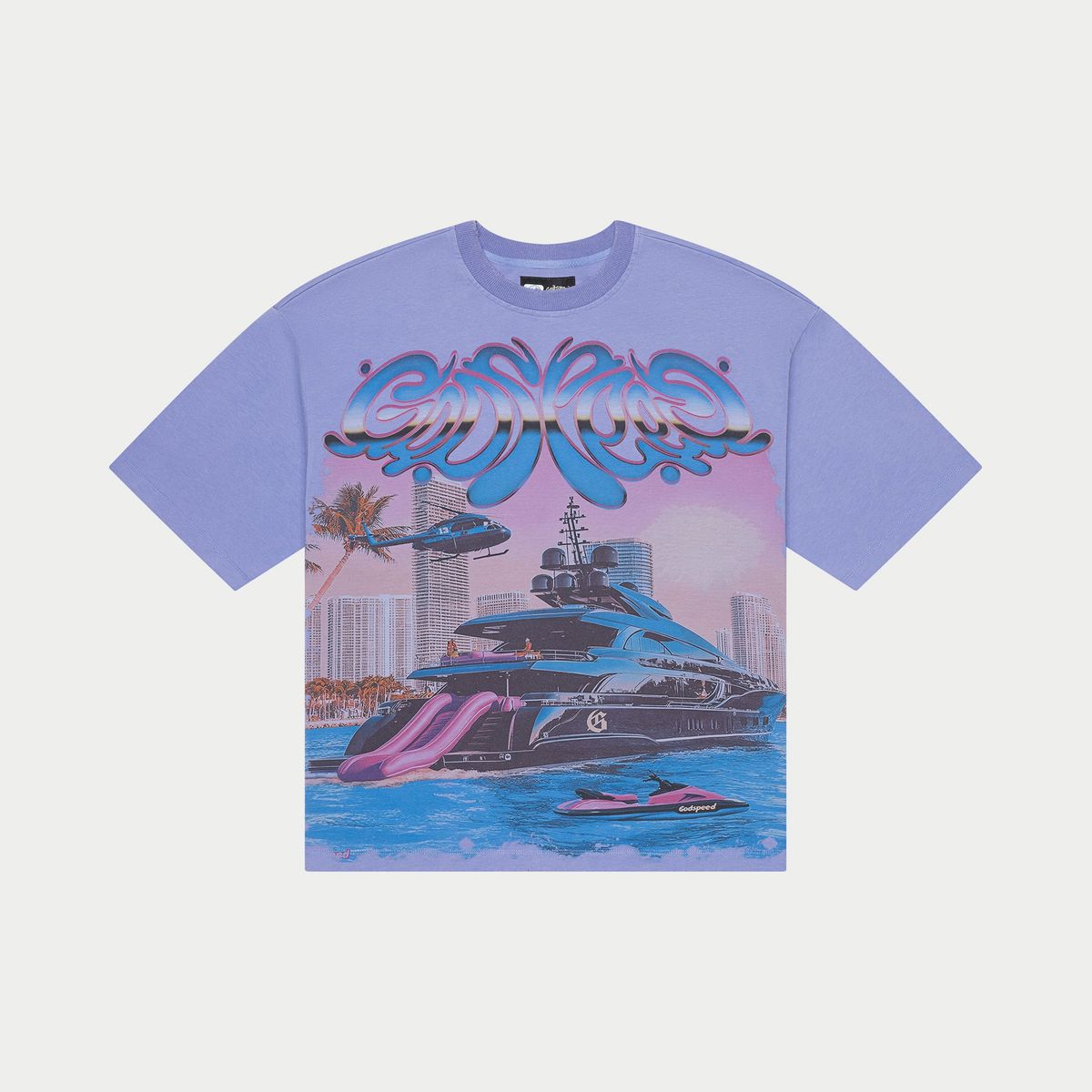 Godspeed Memento Vivere T-shirt - LIGHT PURPLE