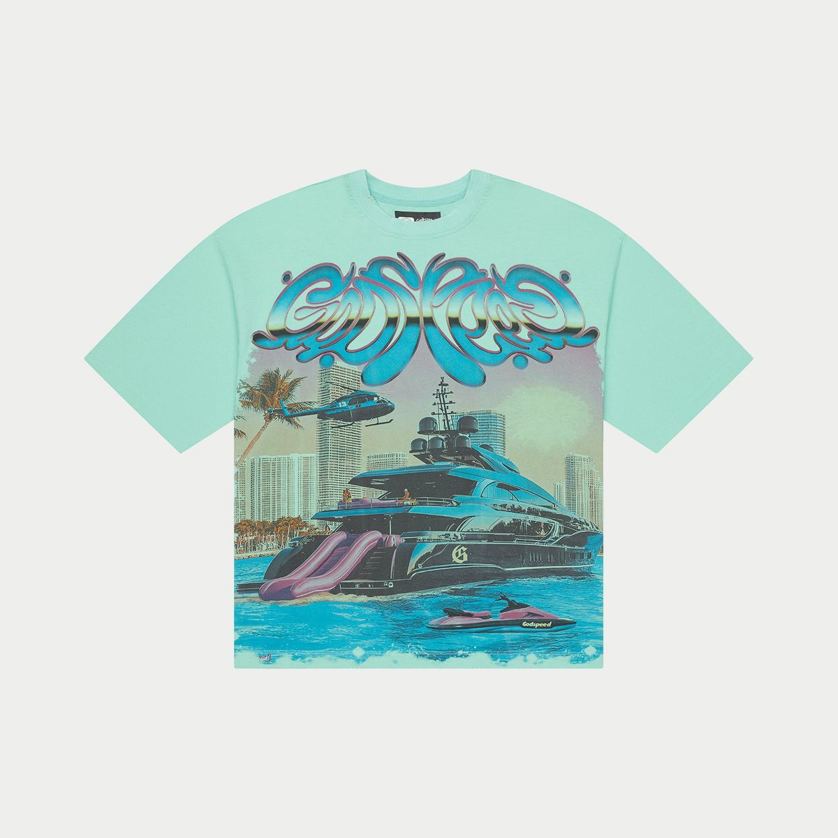 Godspeed Memento Vivere T-shirt - TEAL