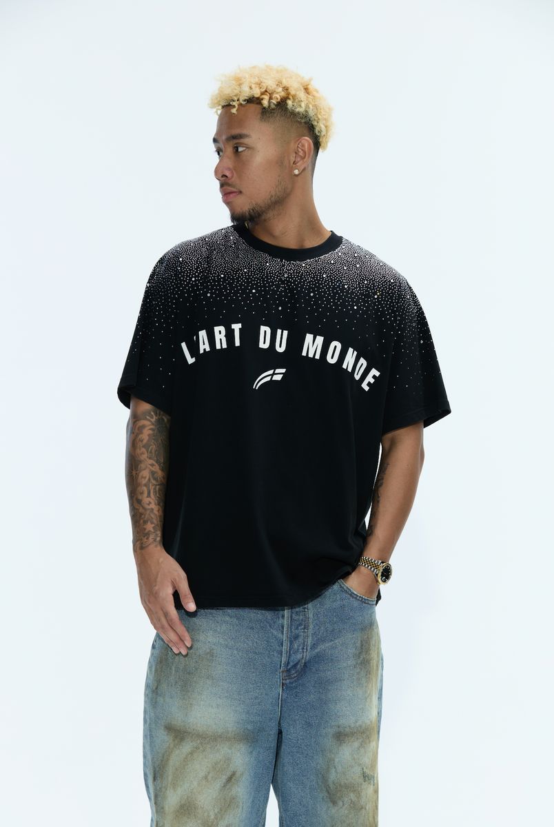 RVS Labs Black "astral" T-shirt - BLACK