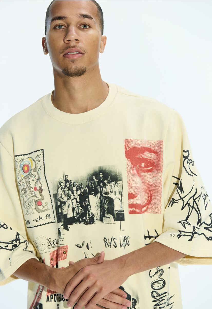 RVS Cream &quot;dali Theory&quot; Tee - CREAM