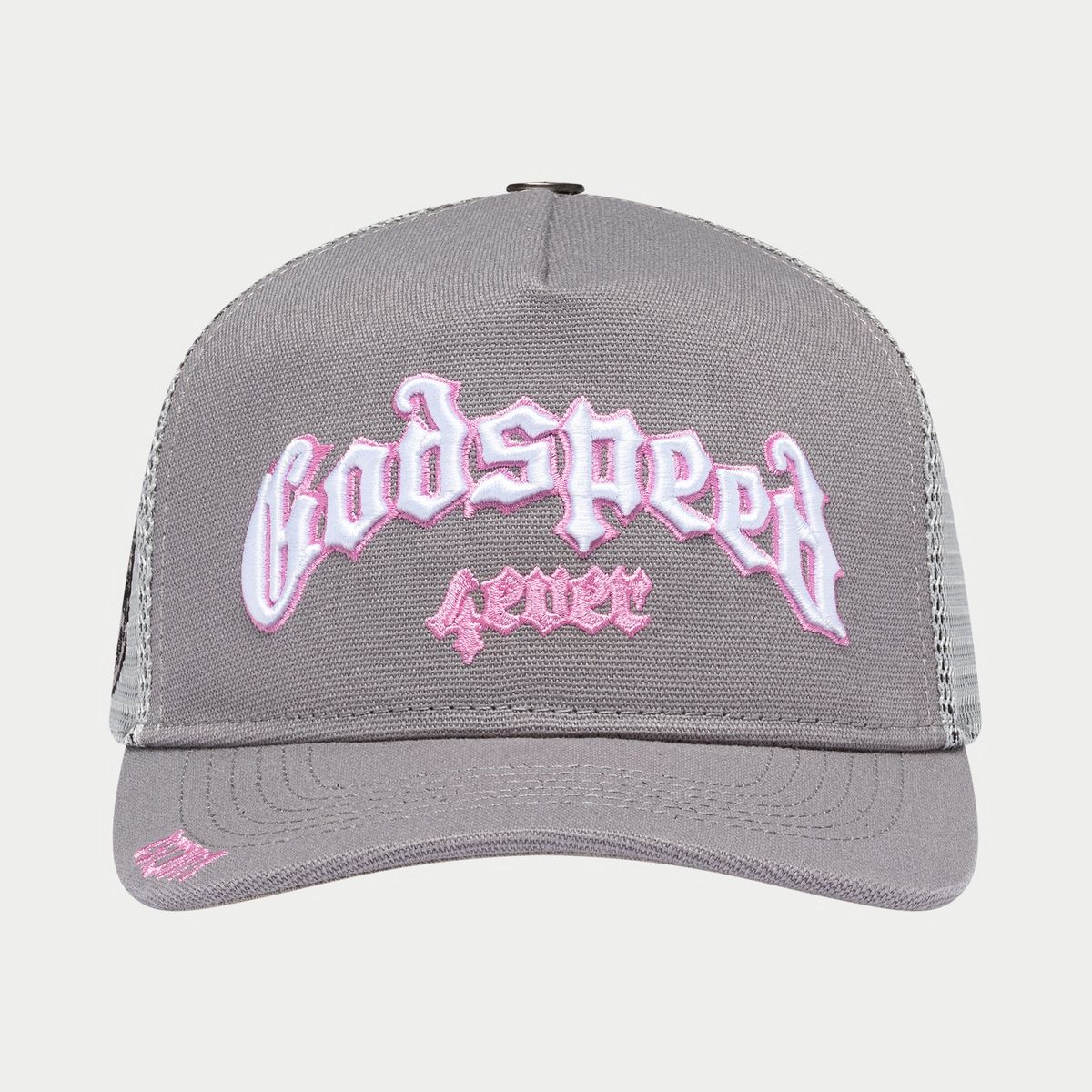 Godspeed GS Forever Trucker Hat - GREY/PINK
