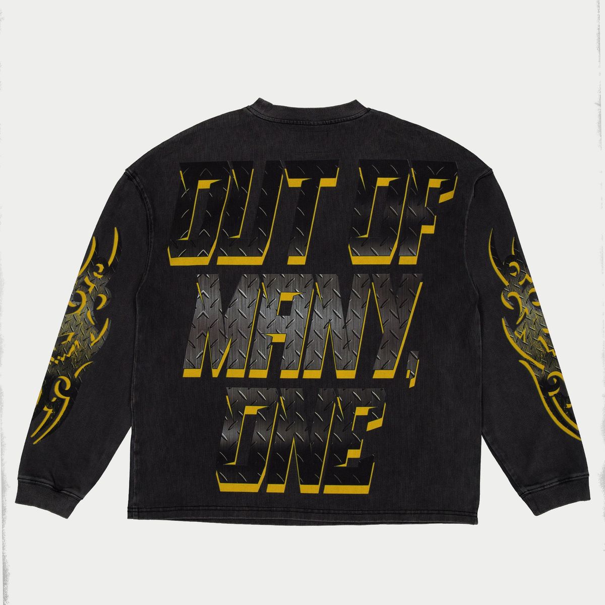 Godspeed Under Construction Long Sleeve Tee -  BLACK WASH