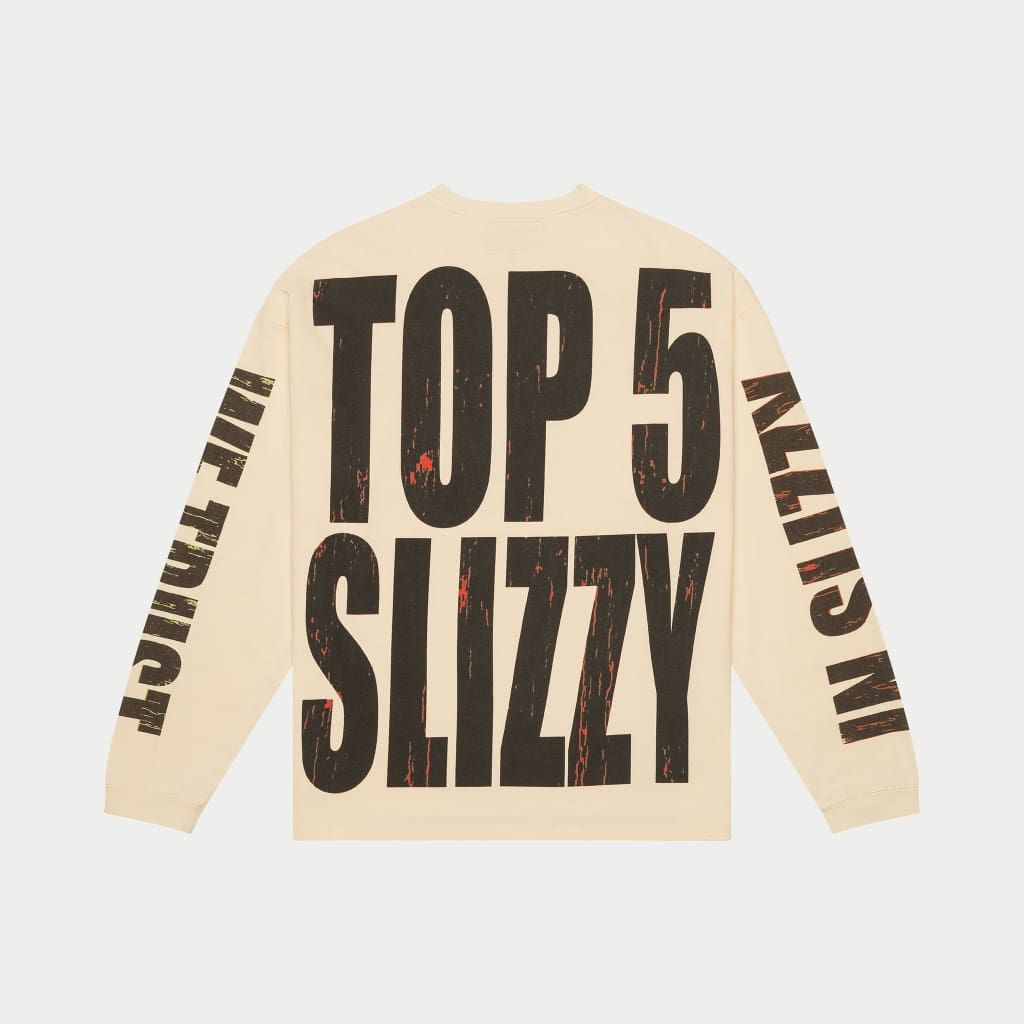 Godspeed Top 5 Slizzy Long Sleeve - BONE