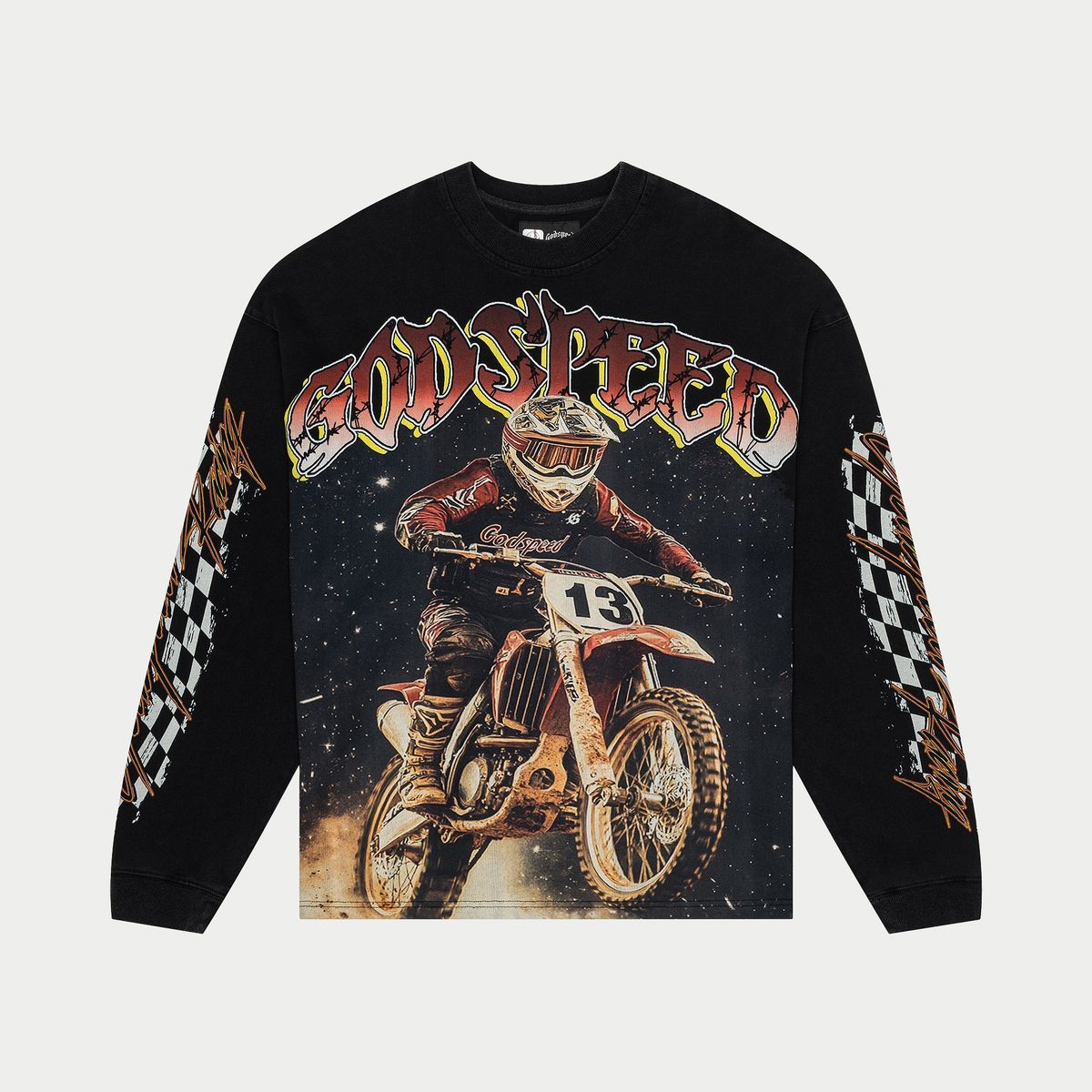 Godspeed Full Throttle Ls T-shirt - BLACK