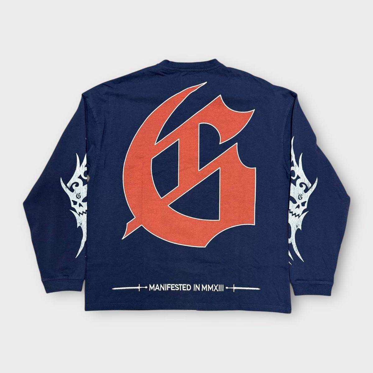 Godspeed Sea Sick Ls T-shirt - NAVY