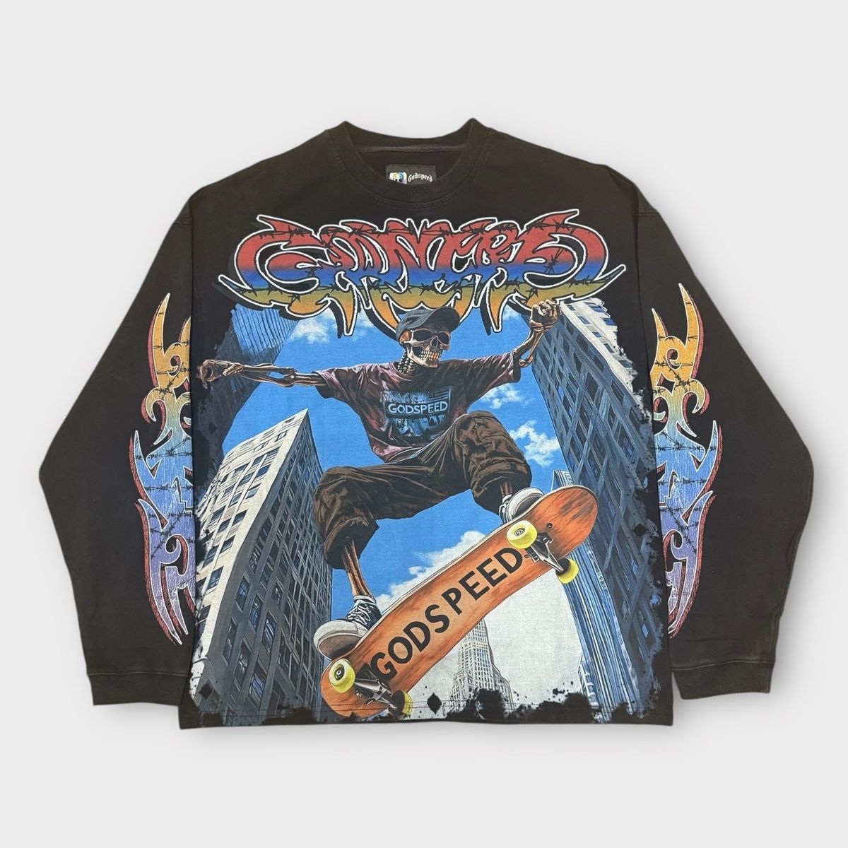 Godspeed Ollie Ls T-shirt - BLACK
