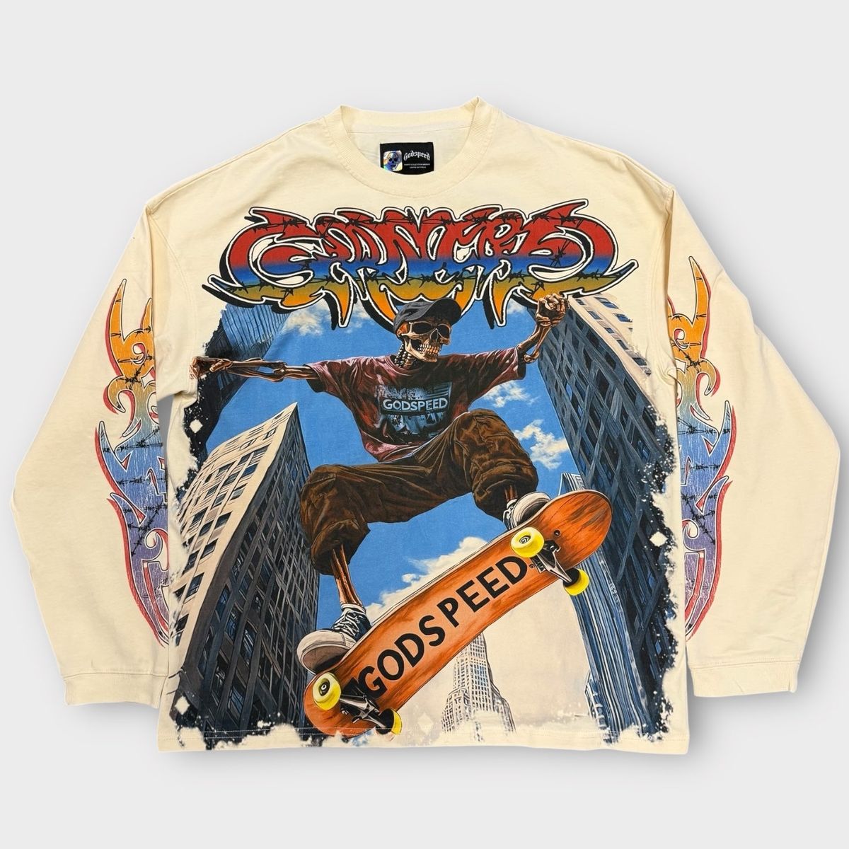 Godspeed Ollie Ls T-shirt - BONE