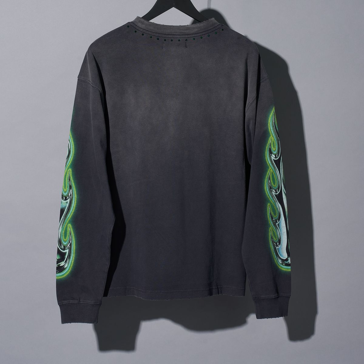 Duaa Unique Ls Tee Shirt - BLACK