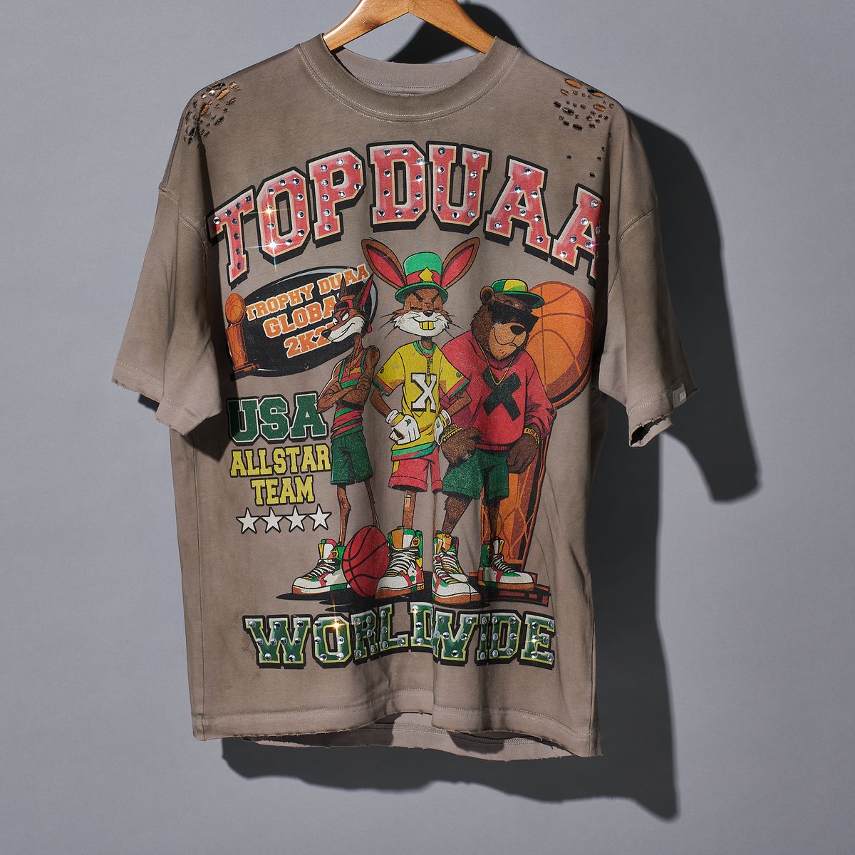 Duaa All Star Tee Shirt - GREY