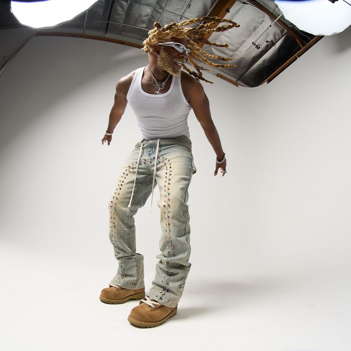 Duaa Alignment Mineral Denim - STONE