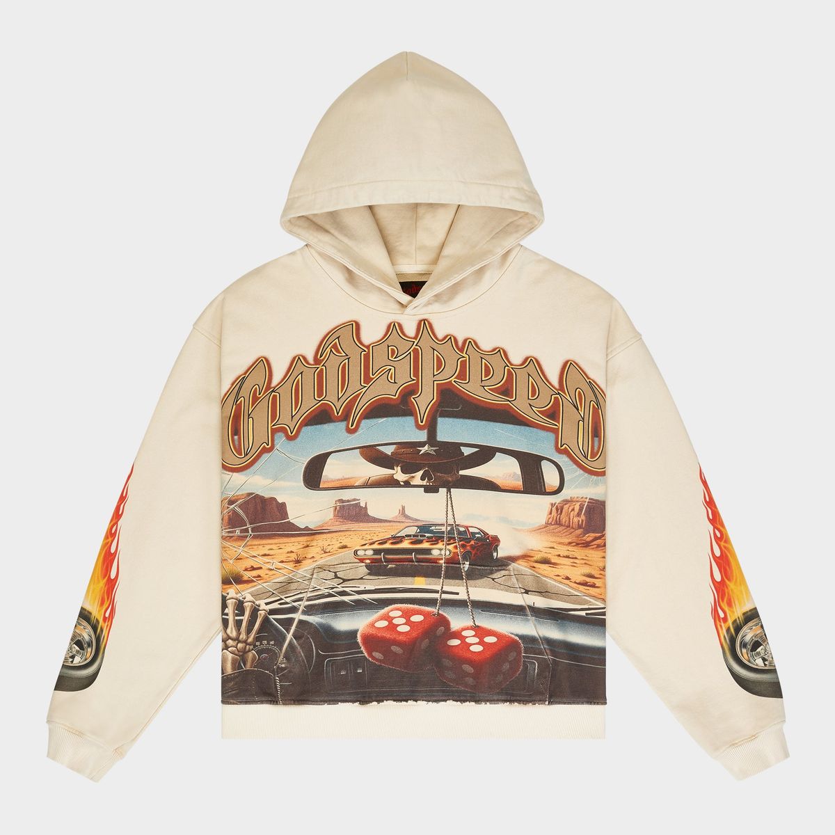 Godspeed On the Run II Hoodie - BONE