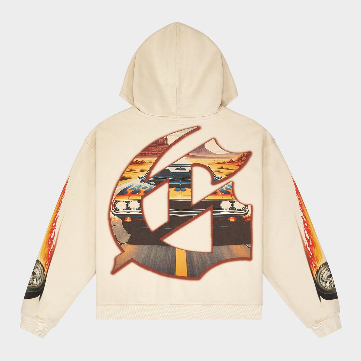 Godspeed On the Run II Hoodie - BONE