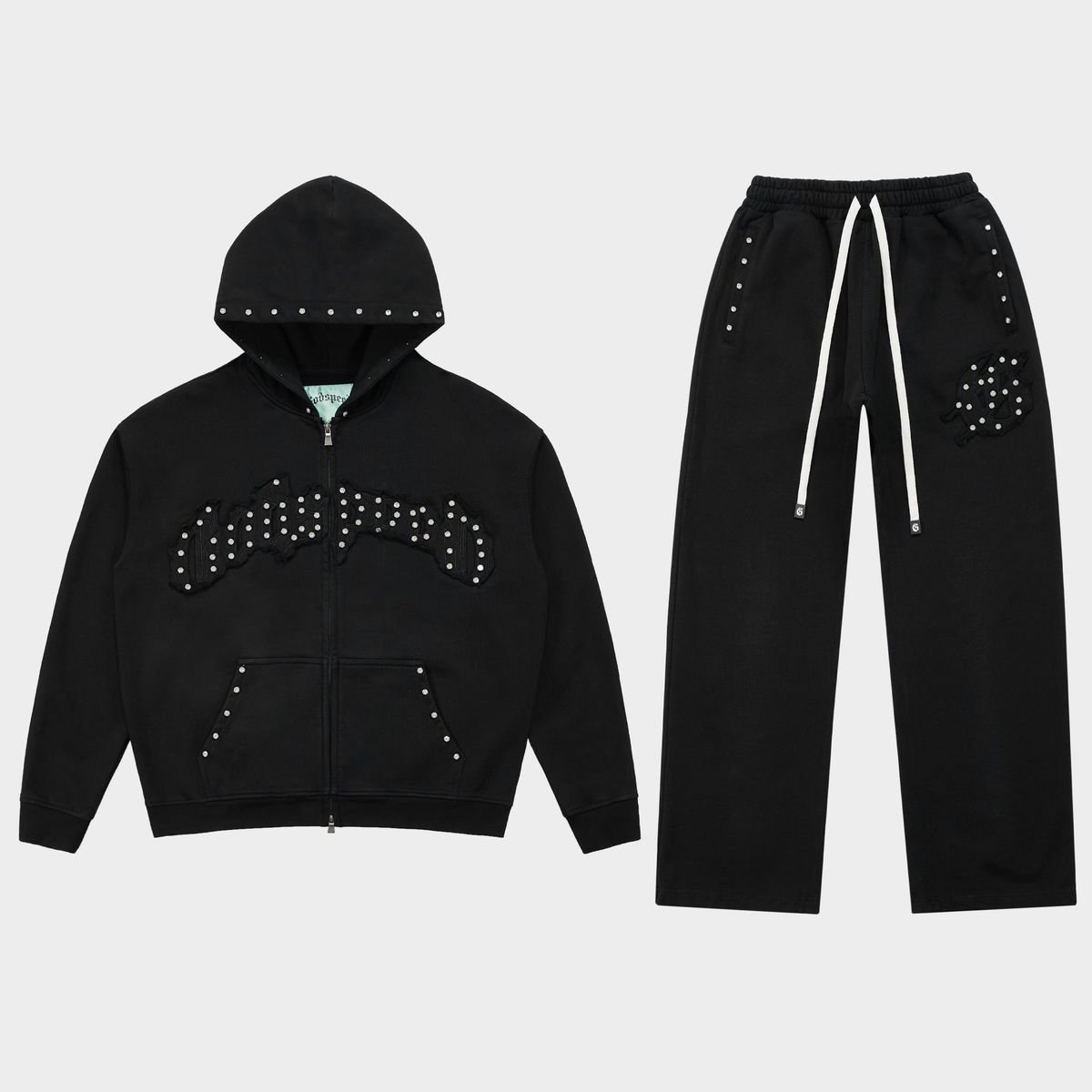Godspeed Symmetric Studded Sweatsuit V2 - BLACK