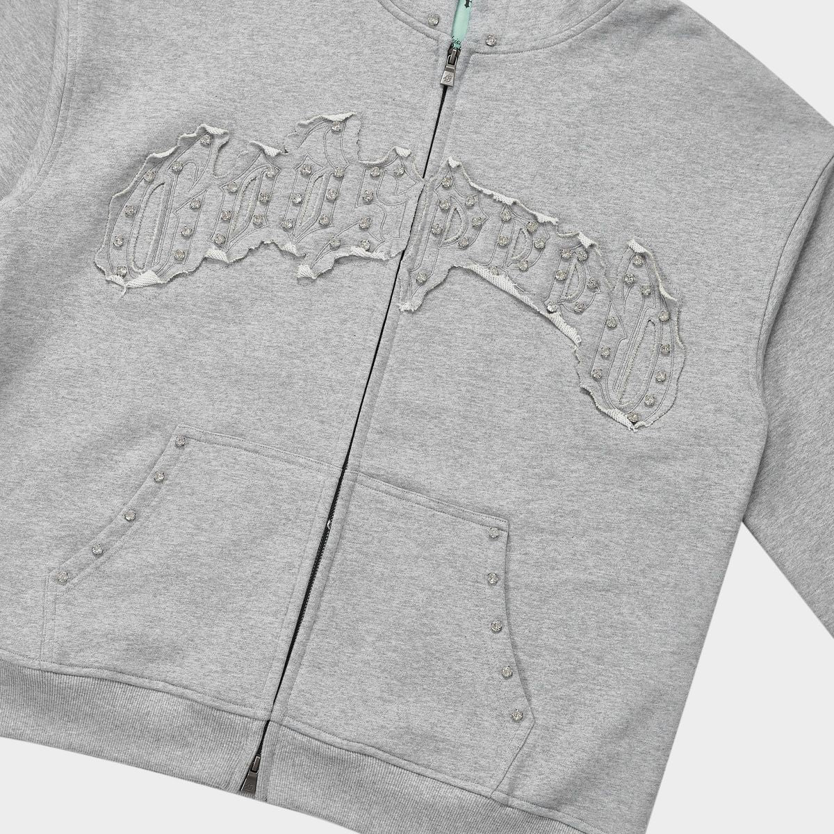 Godspeed Symmetric Studded Sweatsuit V2 - HEATHER-GREY