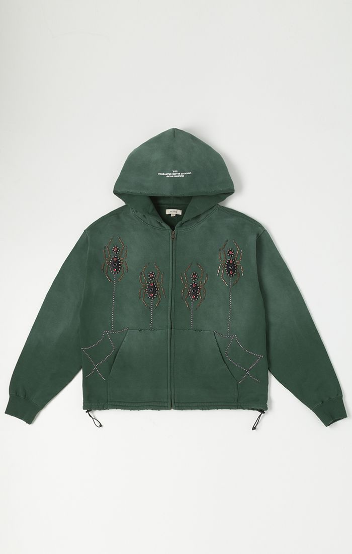 BLDG4 Lotus Temple Hoodie - GREEN