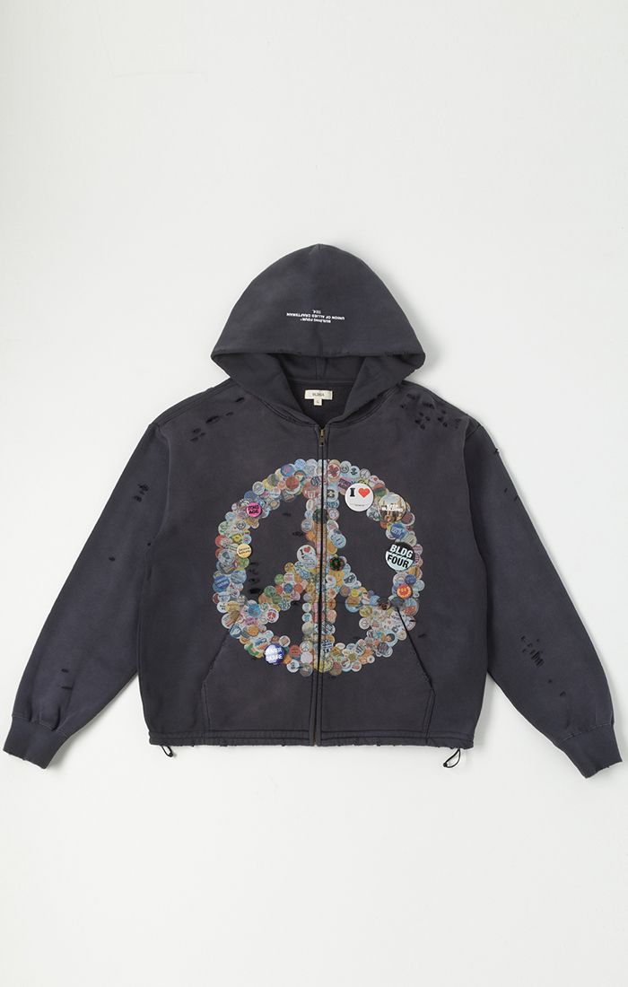 BLDG4 La Chateau Hoodie - BLACK WASH