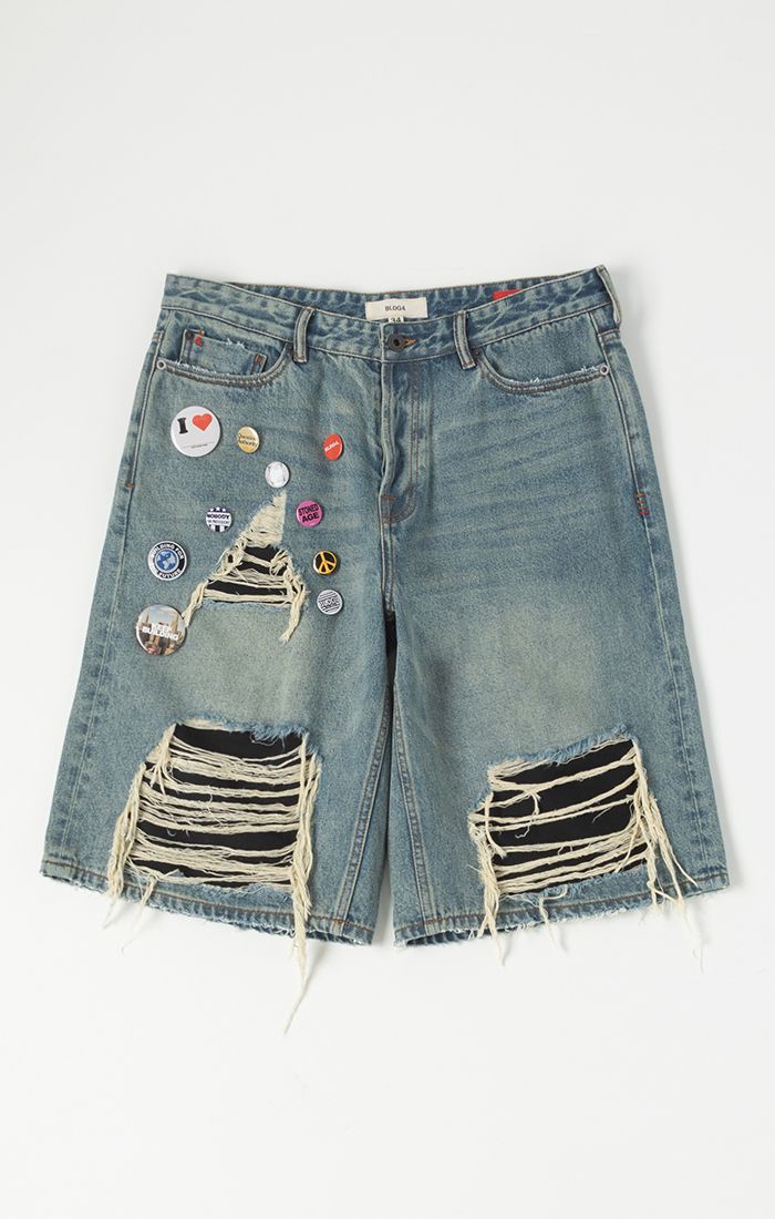BLDG4 Pin Boy Returns Short - BLUE