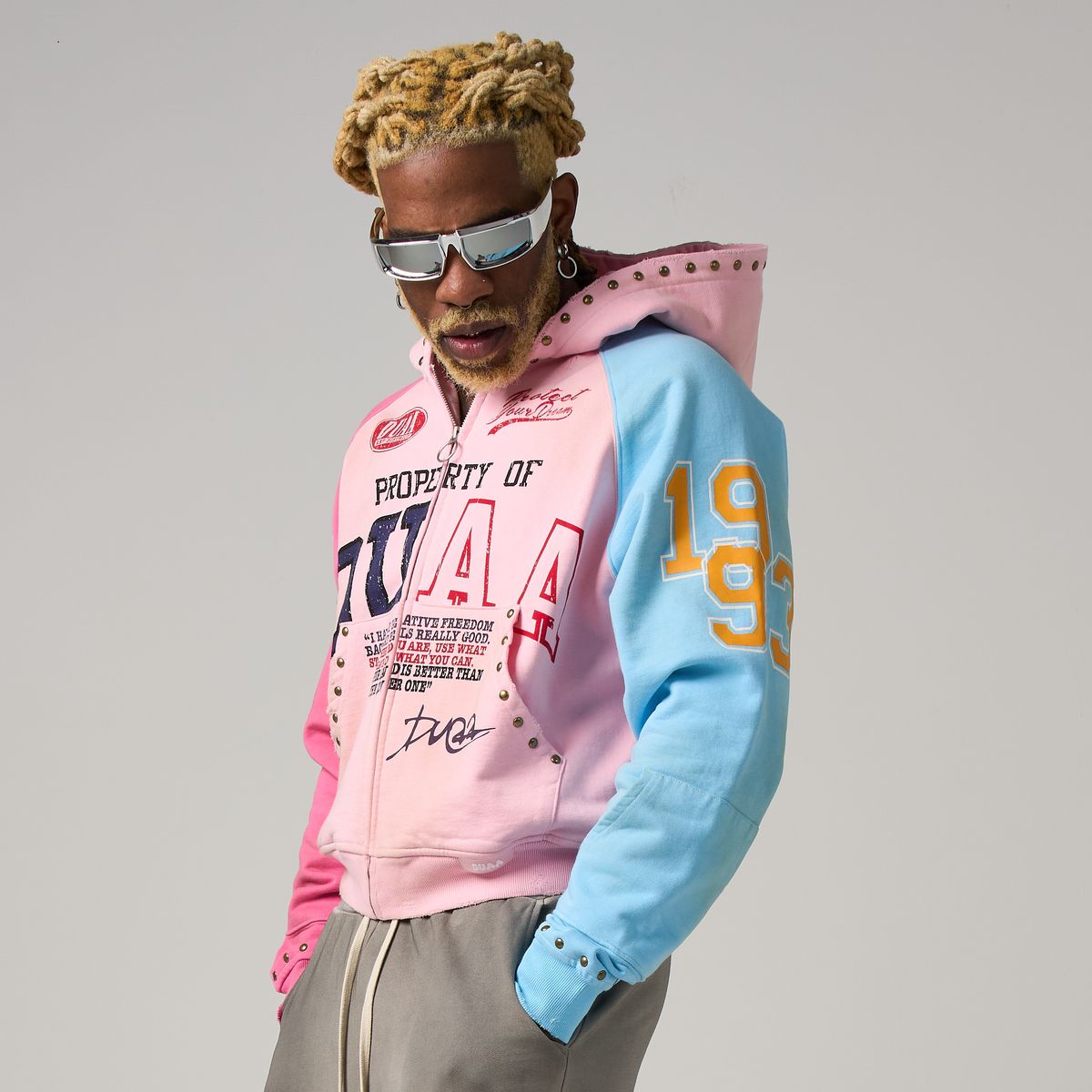 Duaa Ocean Hoodie - BABY PINK