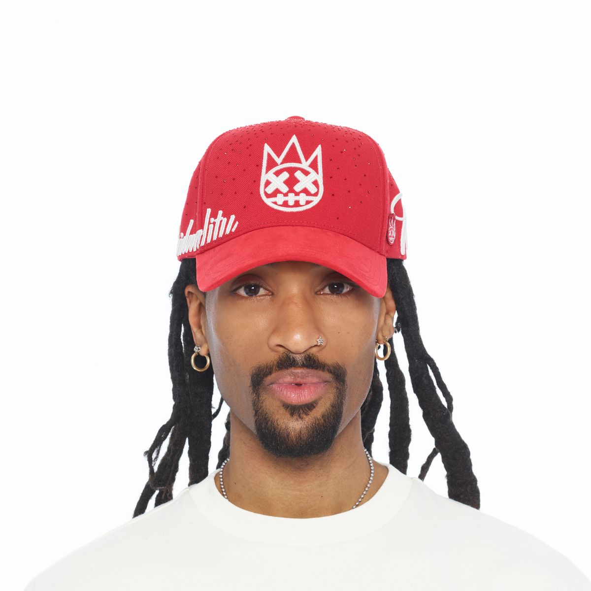 Cult A-Frame Hat Visor Crystal Burst - RED