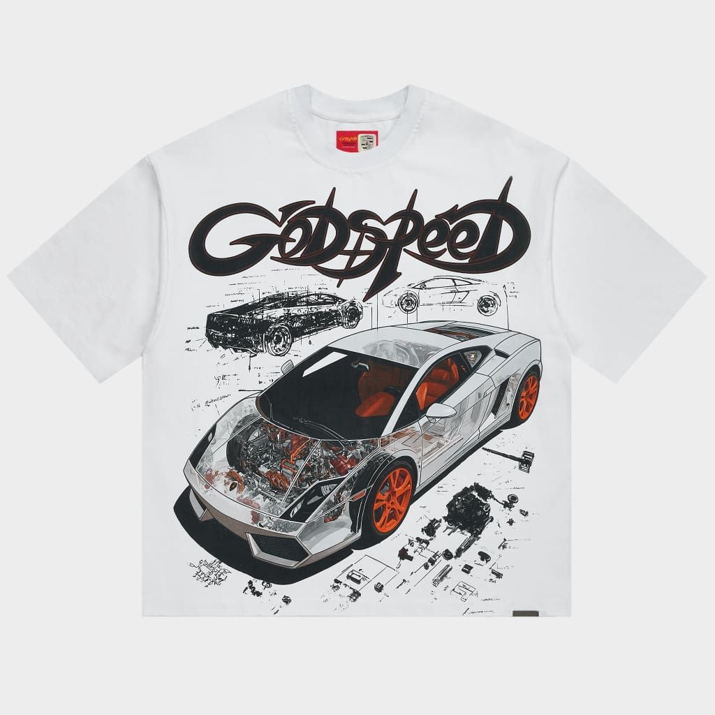 Godspeed Concept Art Tee - WHITE