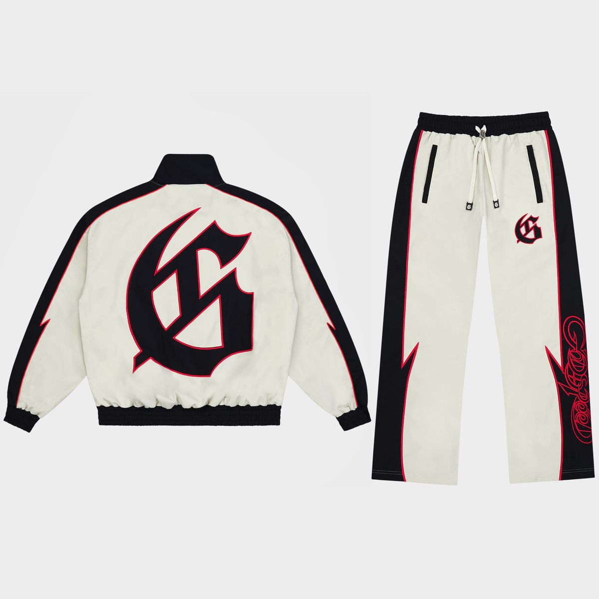 Godspeed GT Tracksuit - WHITE/RED