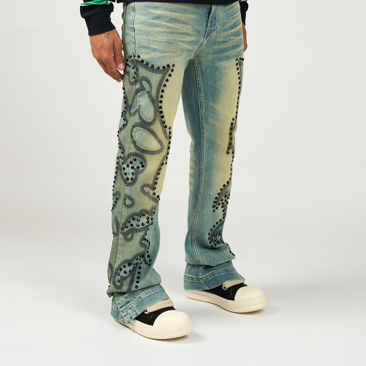 Duaa Mountain Denim Jeans - STONE WASH