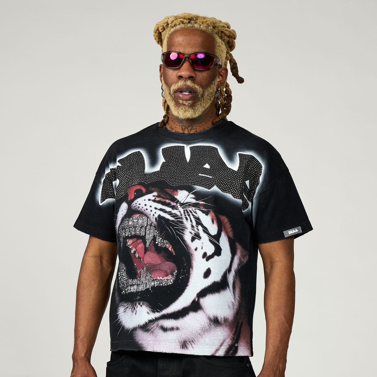 Duaa Grill Tee Shirt - BLACK