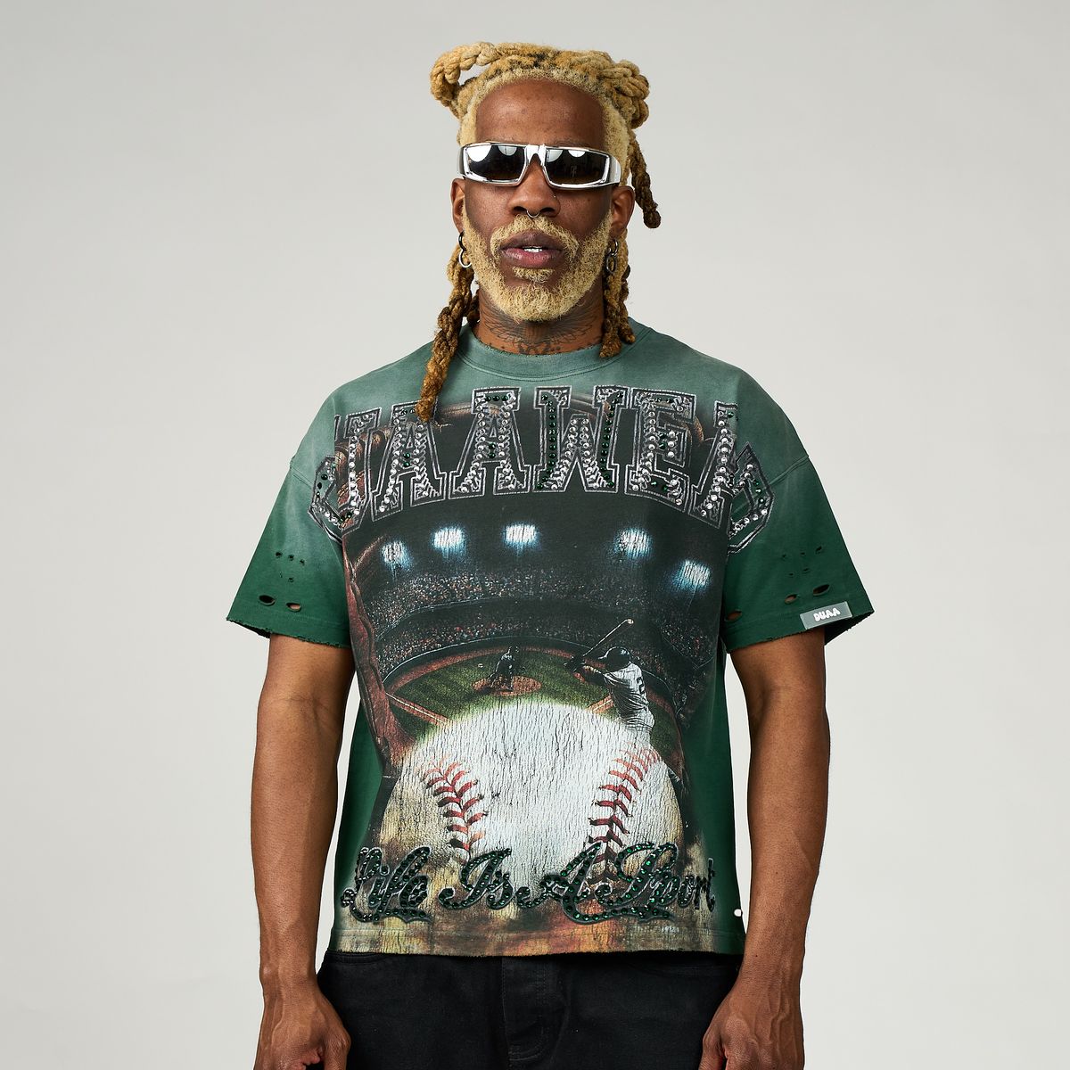 Duaa Life Sport Tee Shirt - GREEN