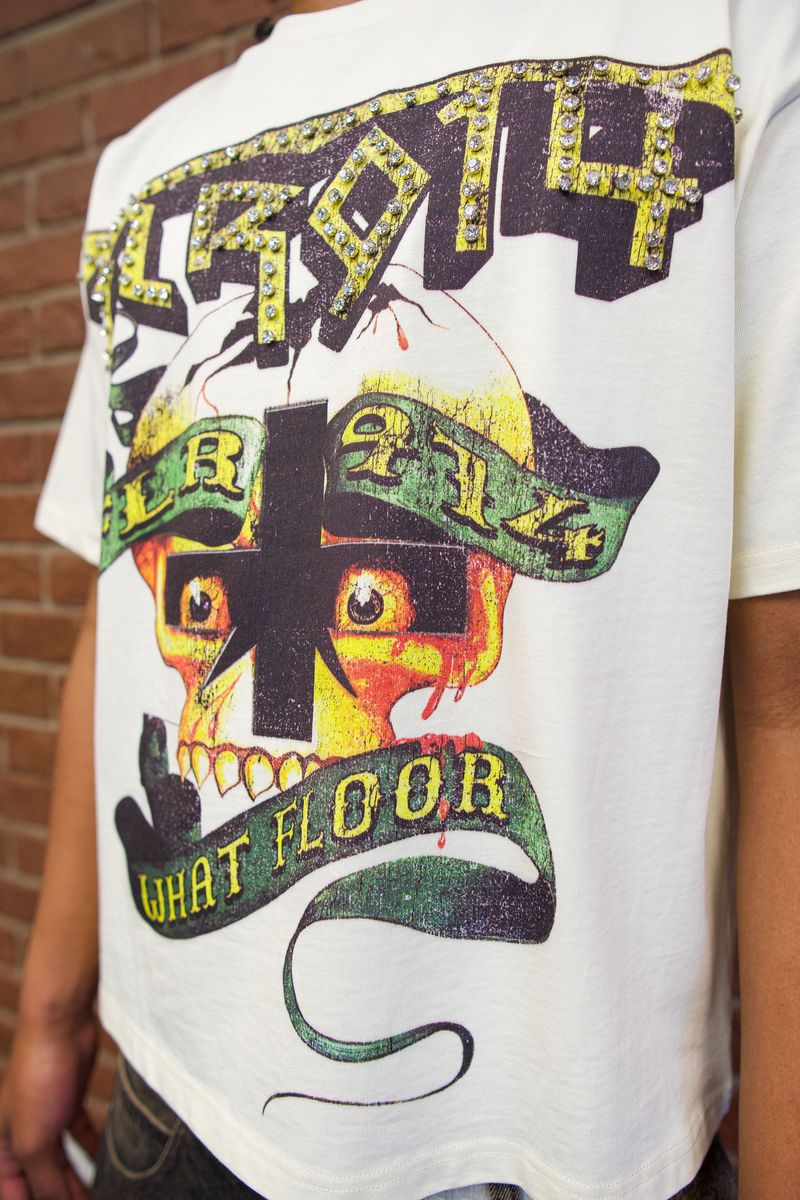 FLOOR914 Aztec Tee - CREAM