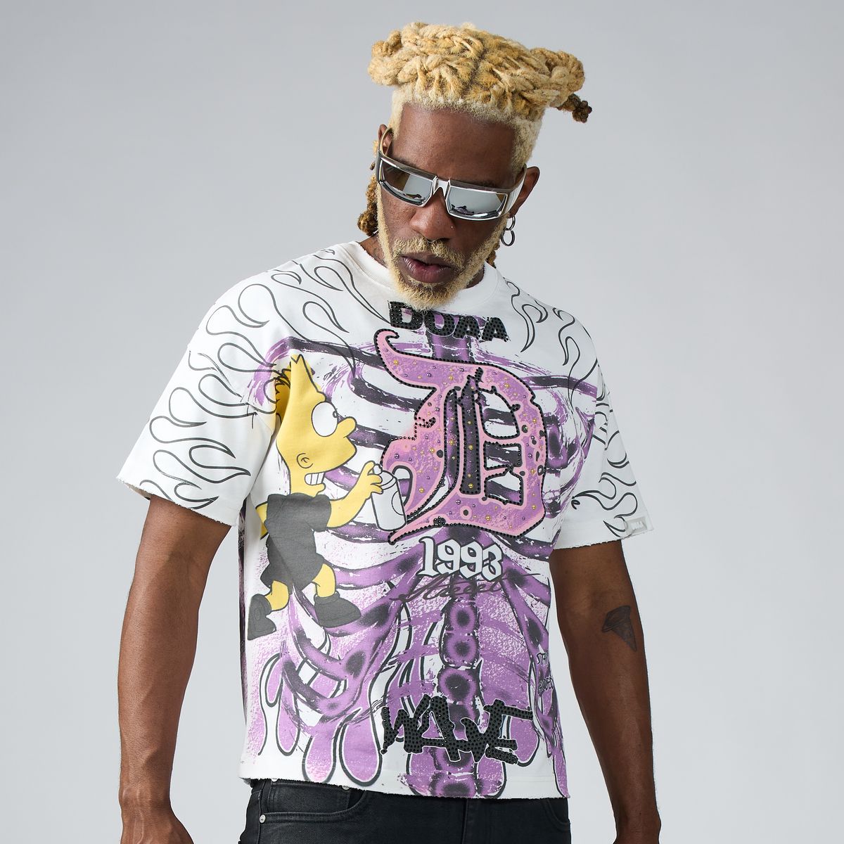 Duaa Xray Tee - PURPLE