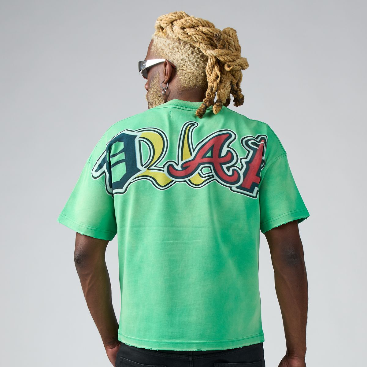 Duaa Tropical Tee - GREEN
