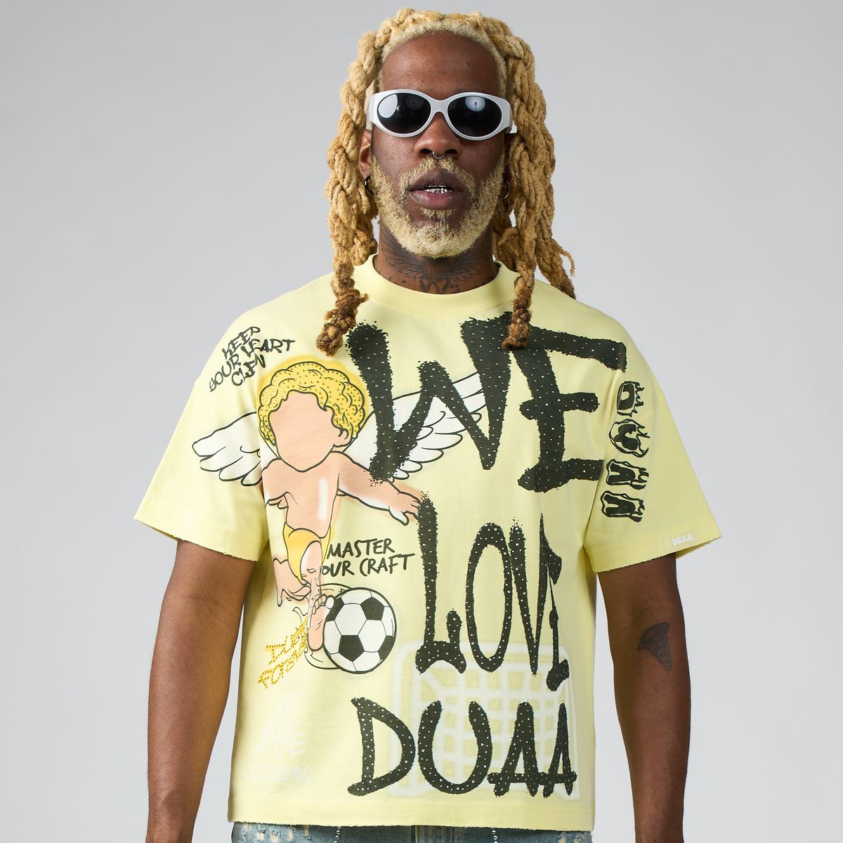 Duaa Luv Tee -  YELLOW