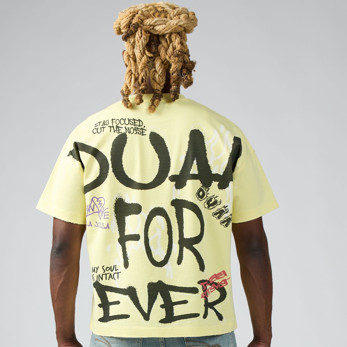 Duaa Luv Tee -  YELLOW