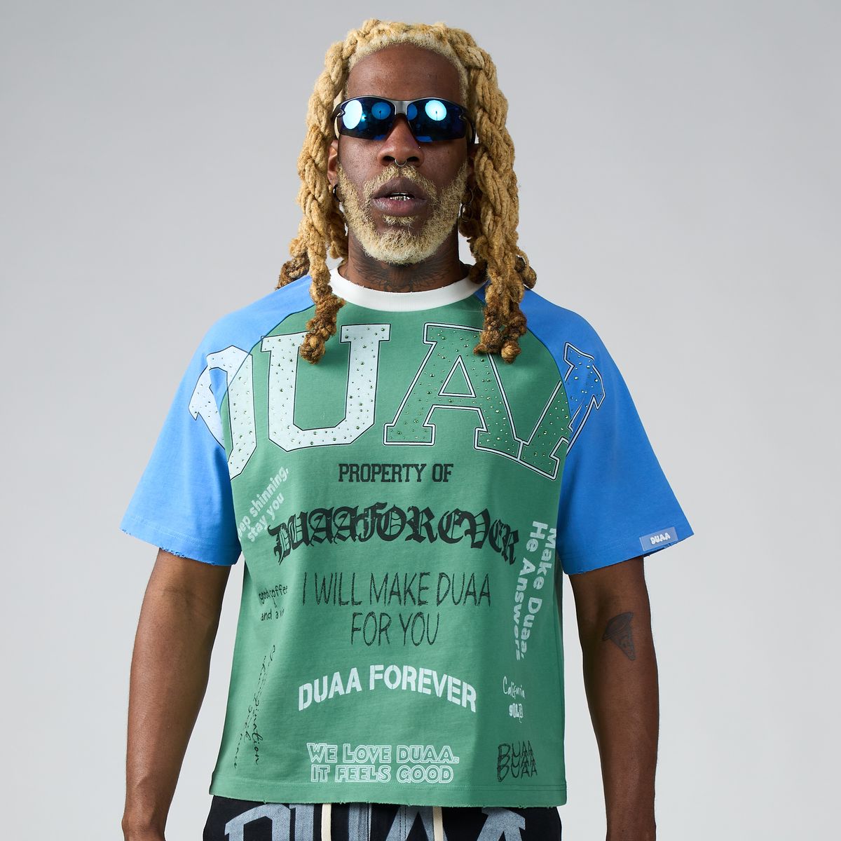 Duaa Court Tee - GREEN