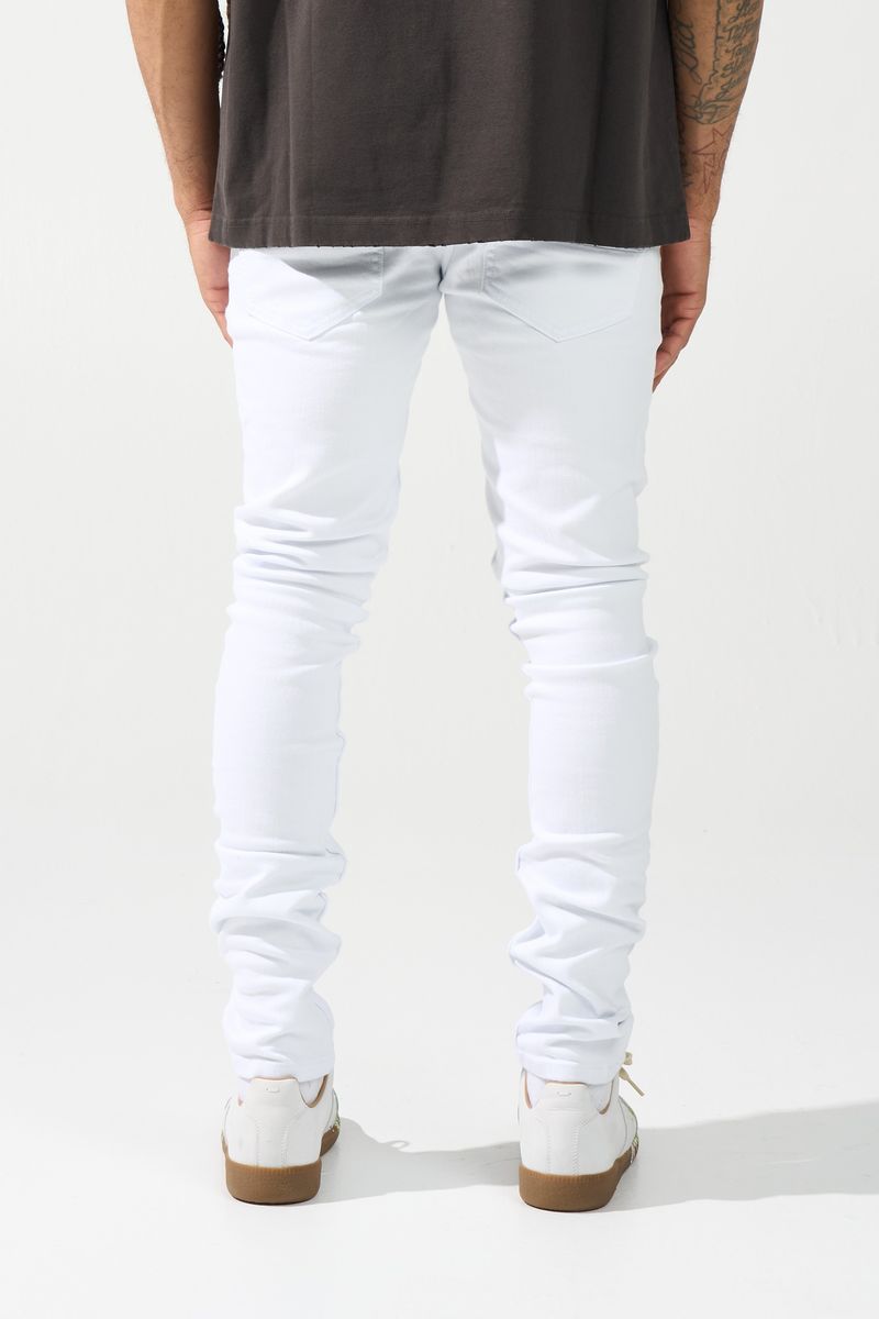 SRND Everest No Rips Jeans - WHITE