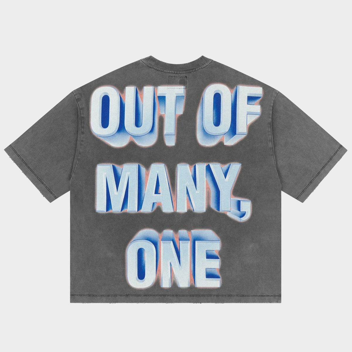 Godspeed Mask Off T-shirt - GREY WASH