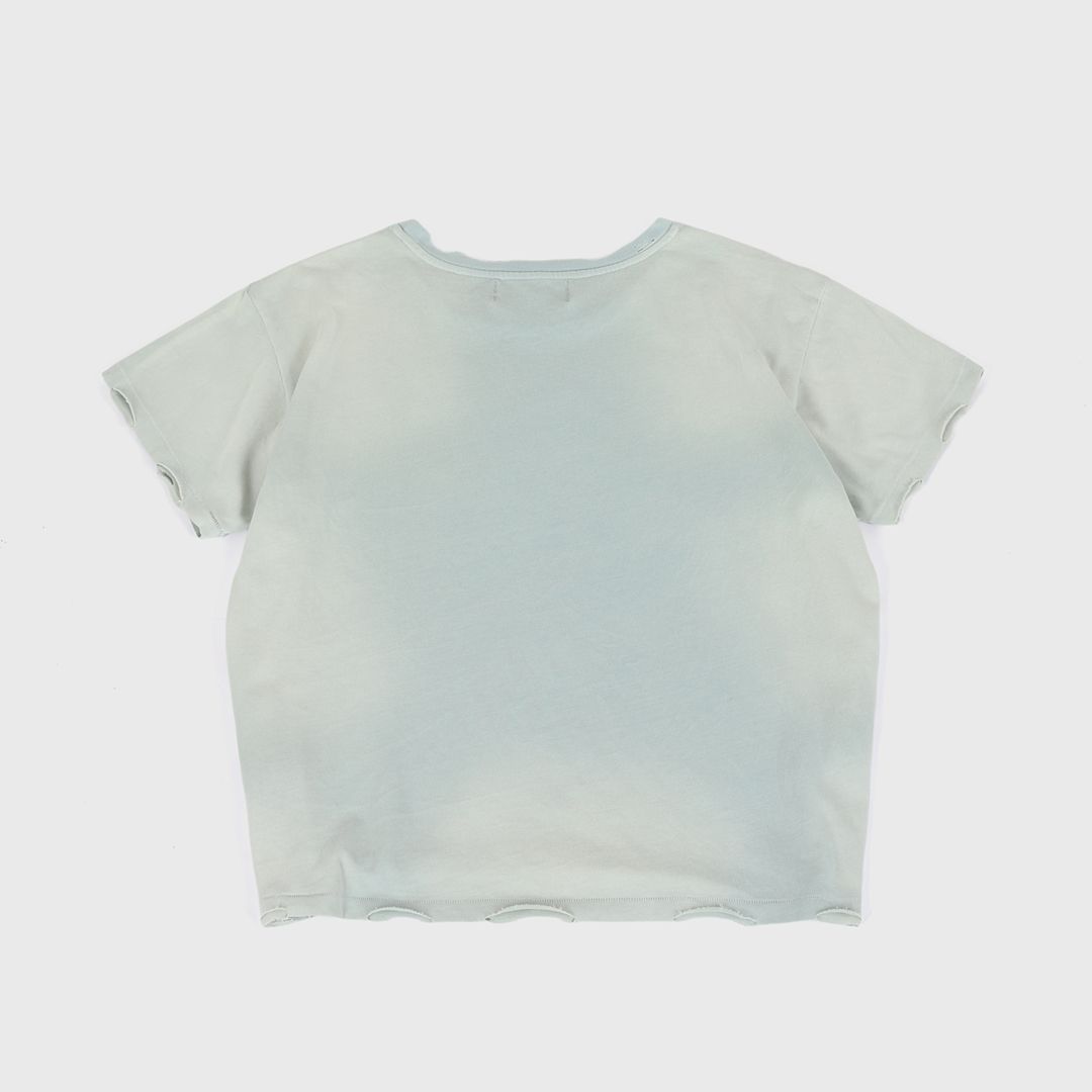 Homme Femme Postcard Vintage Tee - FADED GREEN