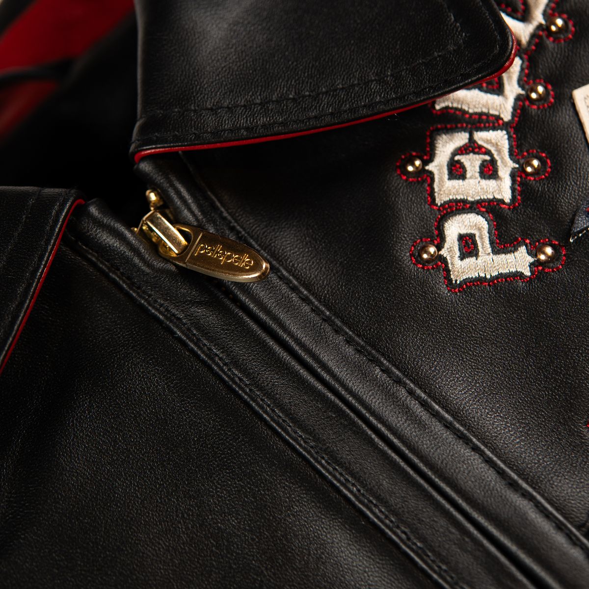 Pelle Pelle Unrivaled Anniversary Jacket - BLACK/CABERNET/IVORY