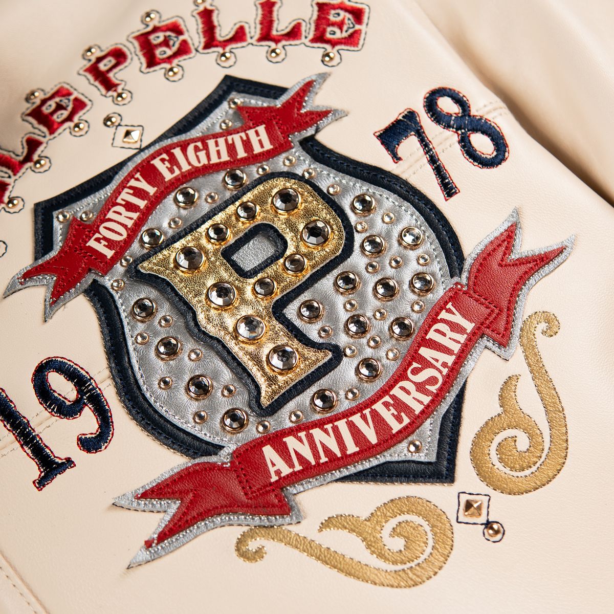 Pelle Pelle Unrivaled Anniversary Jacket -IVORY/CABERNET