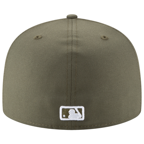 New Era Yankees Fitted Hat- OLIVE GREEN/WHITE