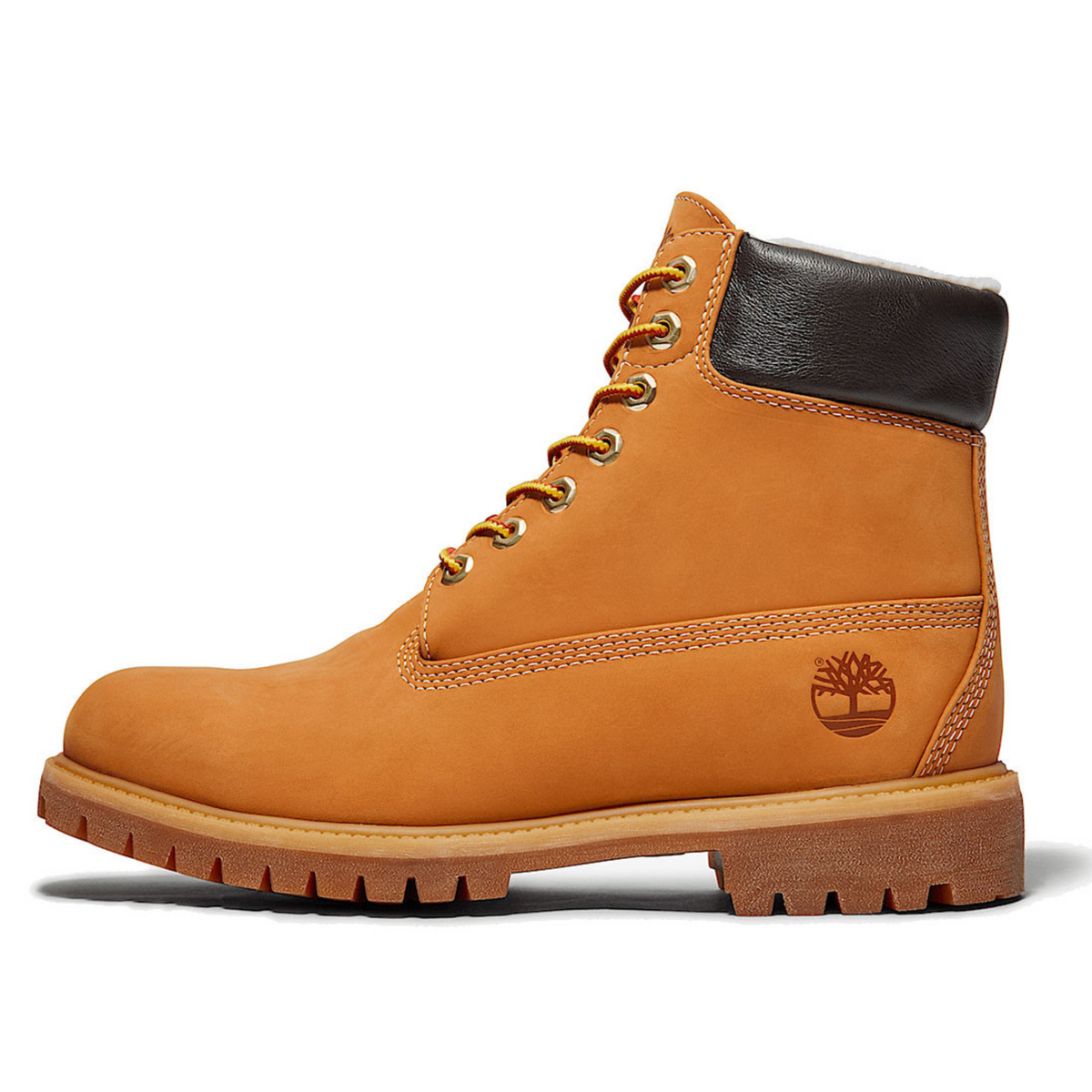 Men&#39;s Timberland Premium 6inch Waterproof Warm Lined - WHEAT NUBUCK