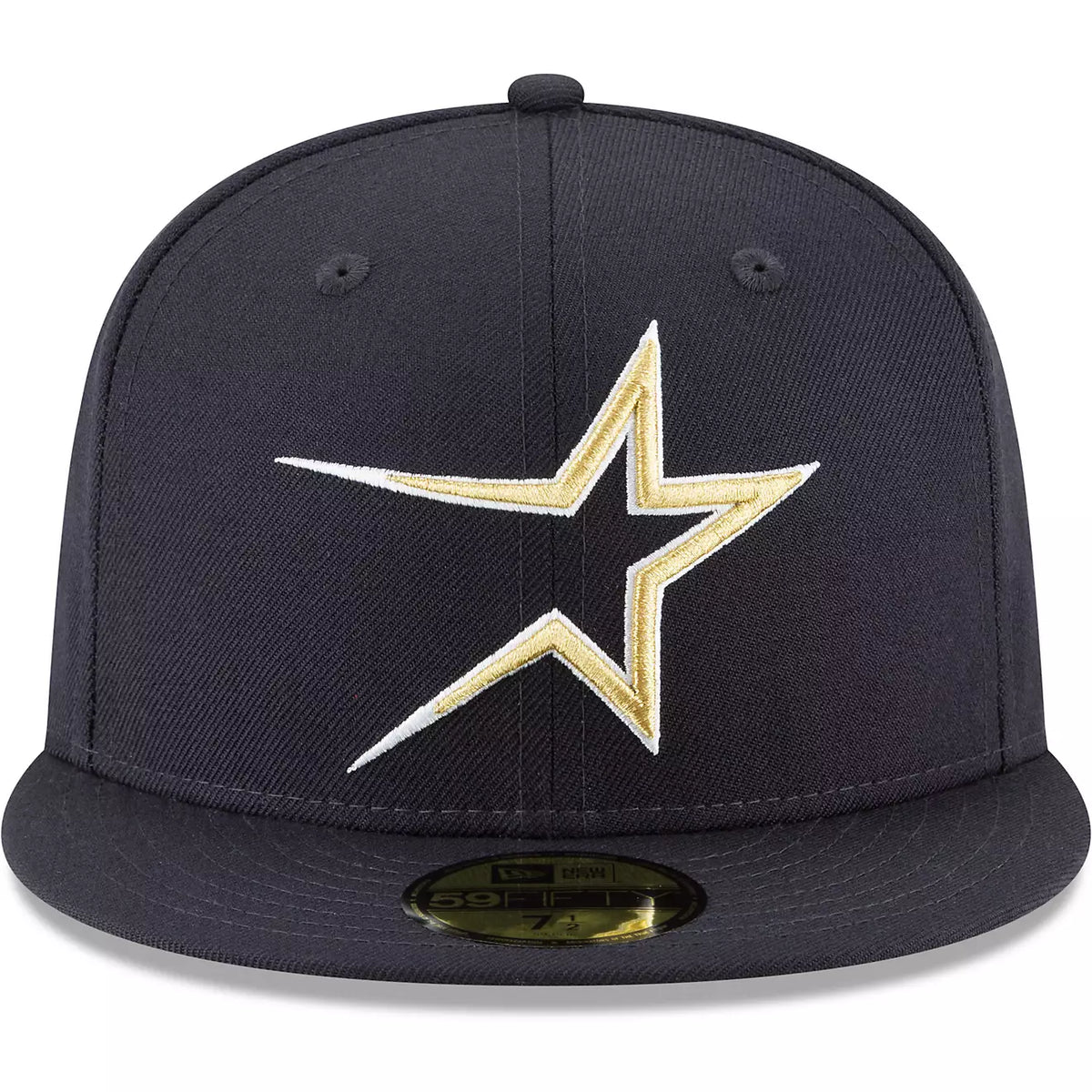 New Era Houston Astros Fitted Hat- NAVY BLUE/ GOLD