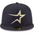 New Era Houston Astros Fitted Hat- NAVY BLUE/ GOLD