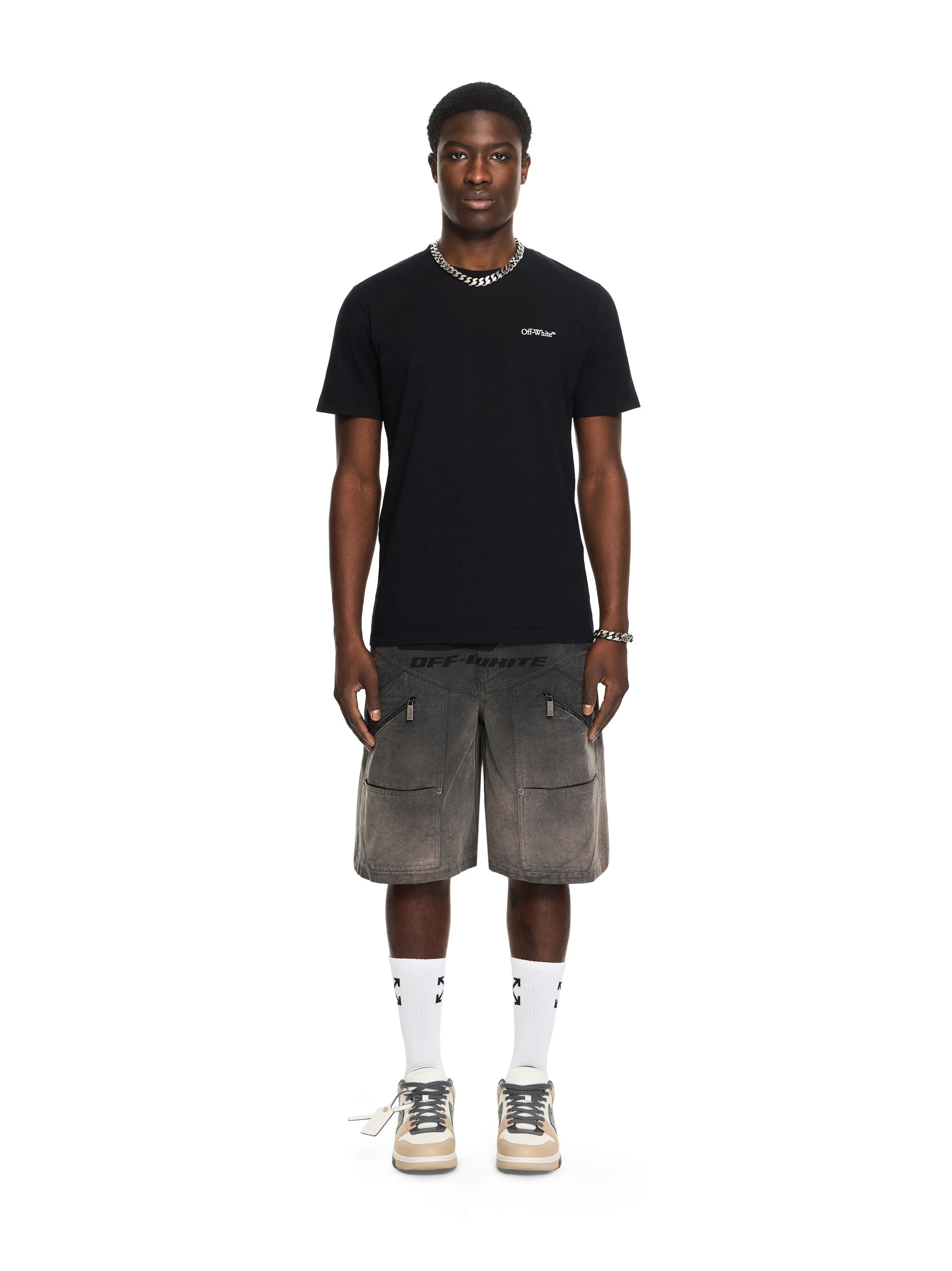 Off-White Metal Arrow Slim T-shirt - BLACK