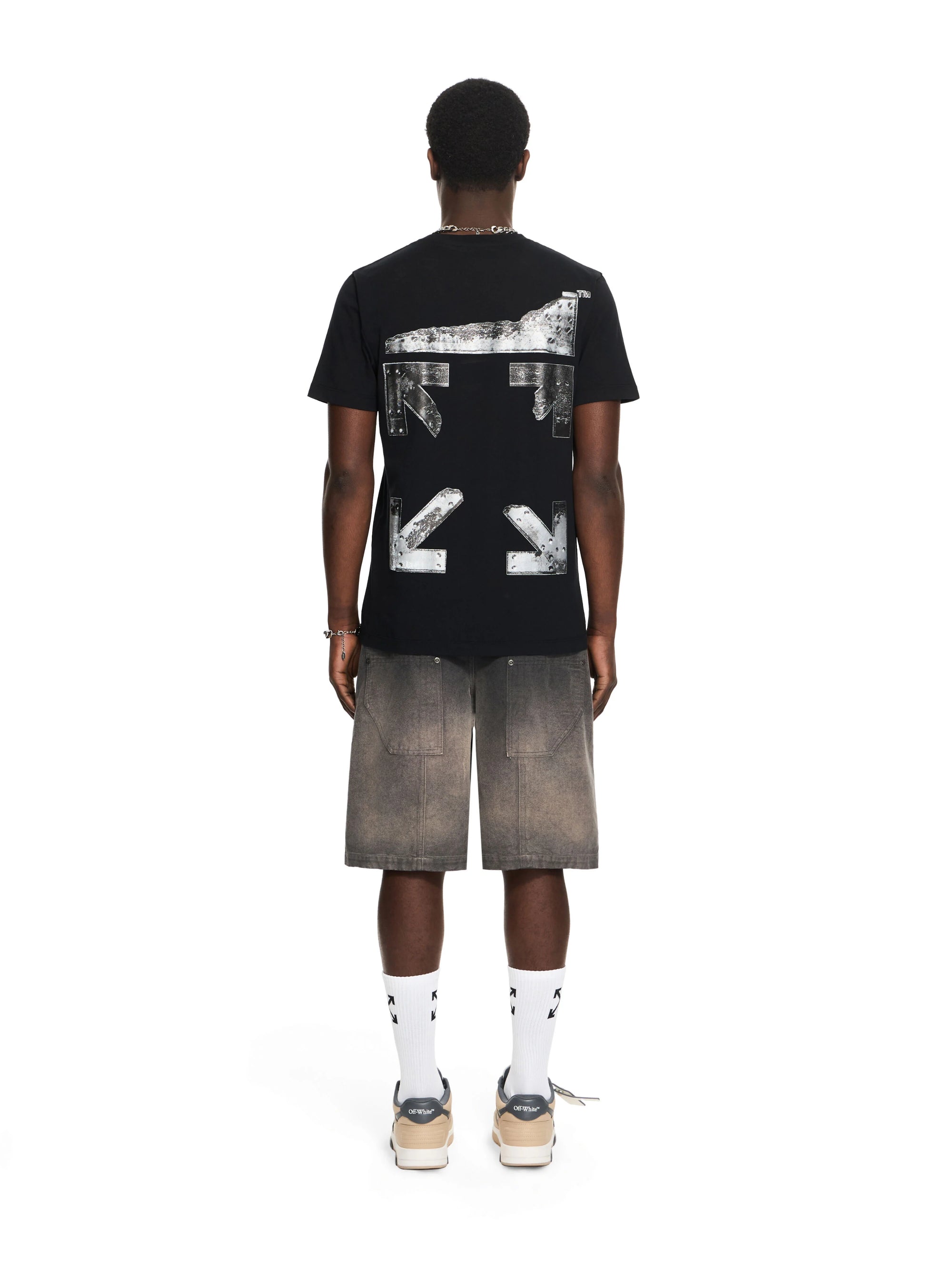 Off-White Metal Arrow Slim T-shirt - BLACK