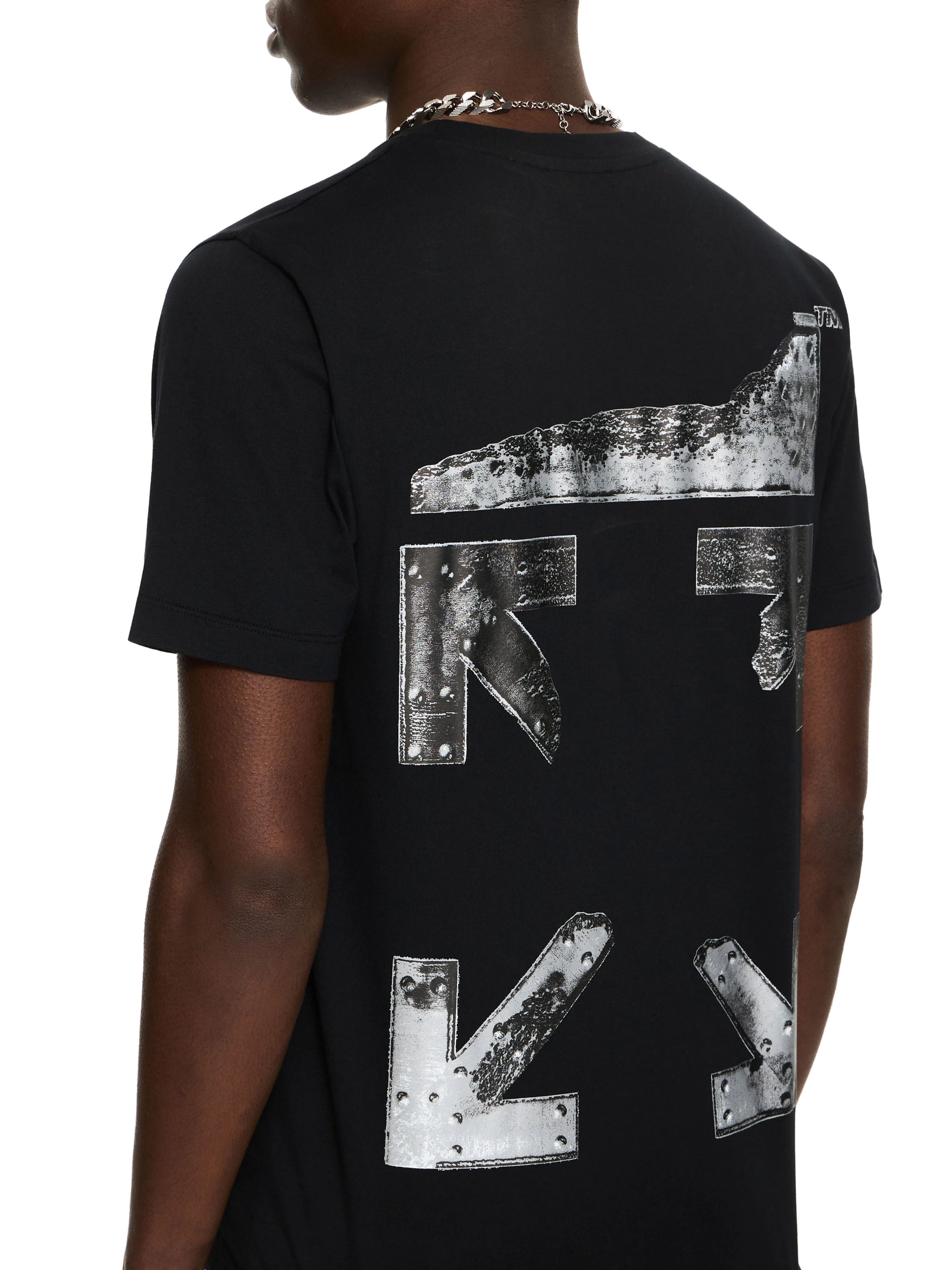 Off-White Metal Arrow Slim T-shirt - BLACK