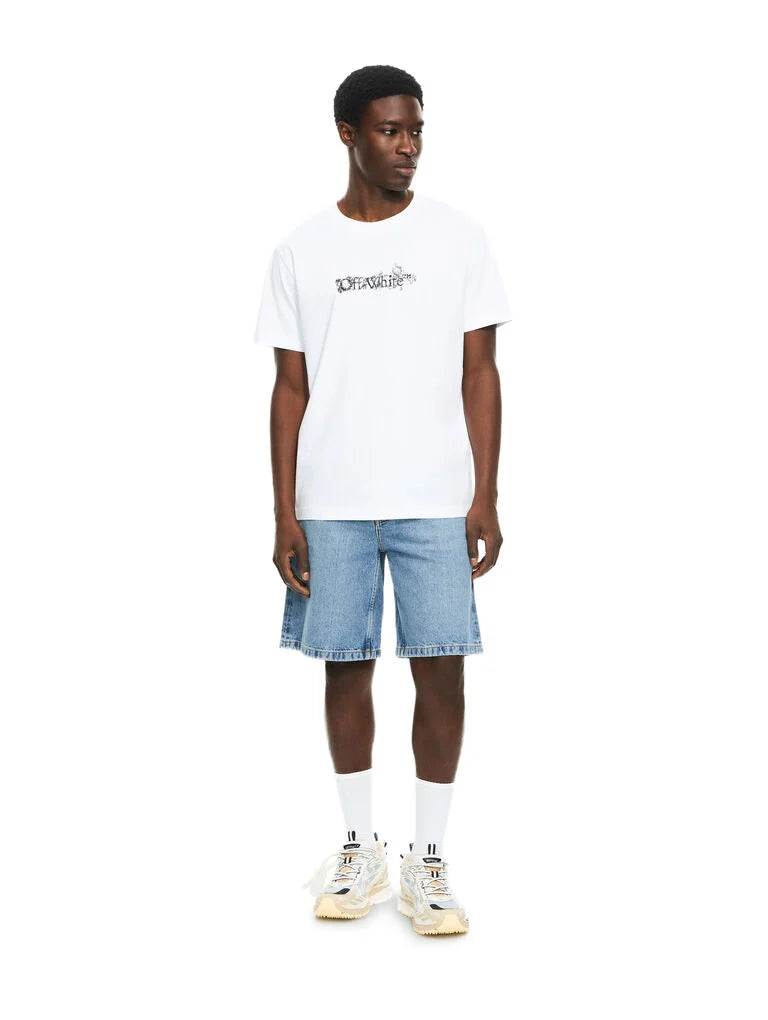 Off-White Heraldic Treshold Tee - WHITE
