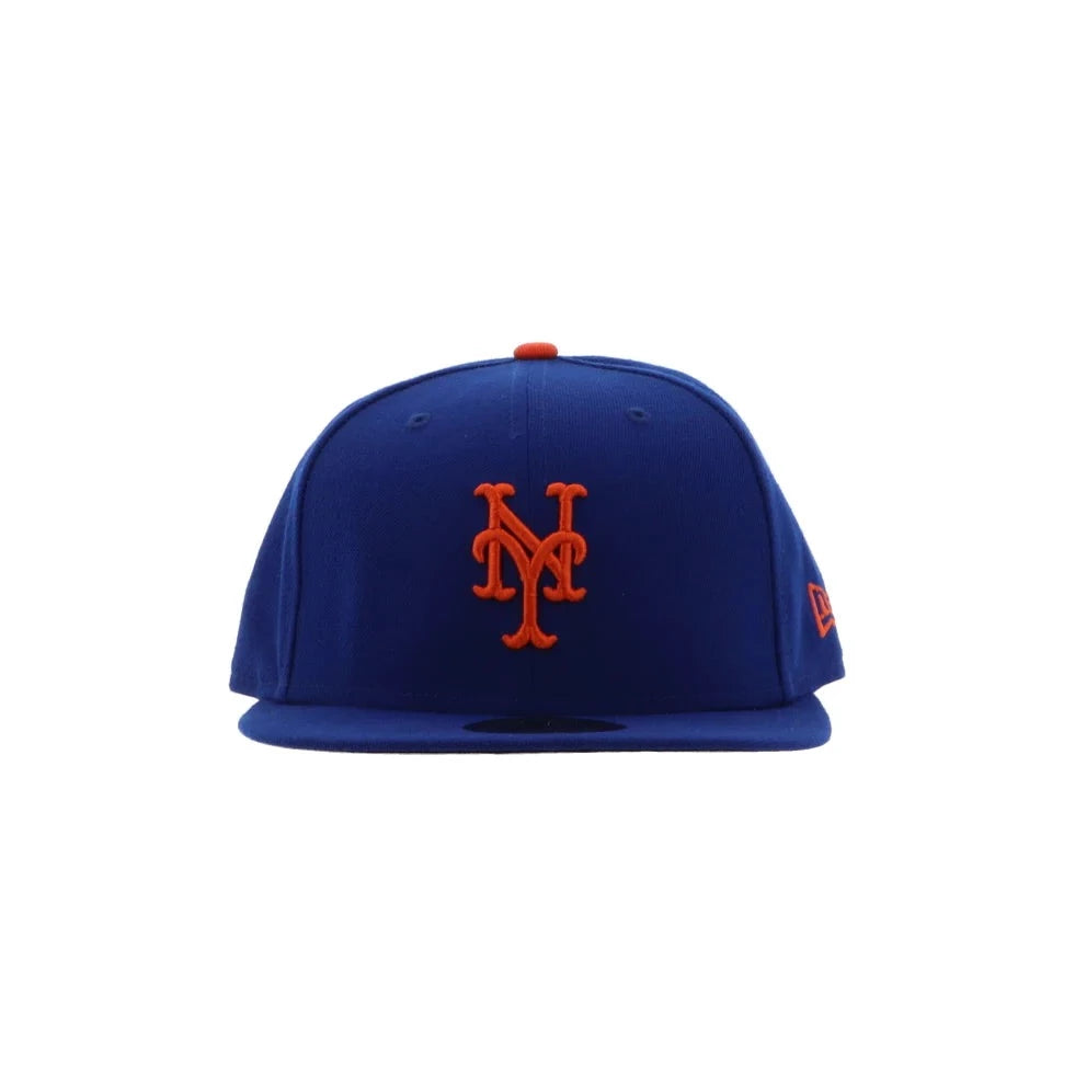New Era NY Mets Fitted Hat- BLUE/ORANGE